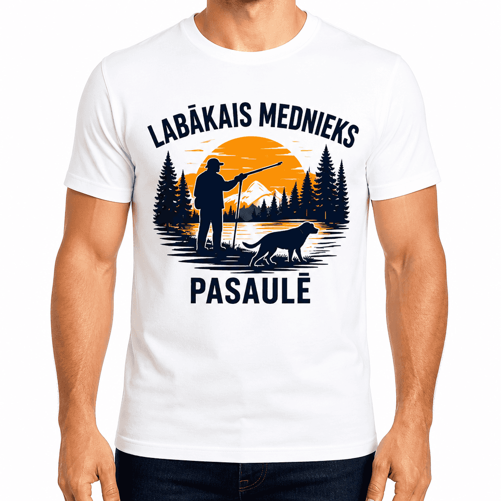 Mednieka T-krekls – LABĀKAIS MEDNIEKS PASAULĒ