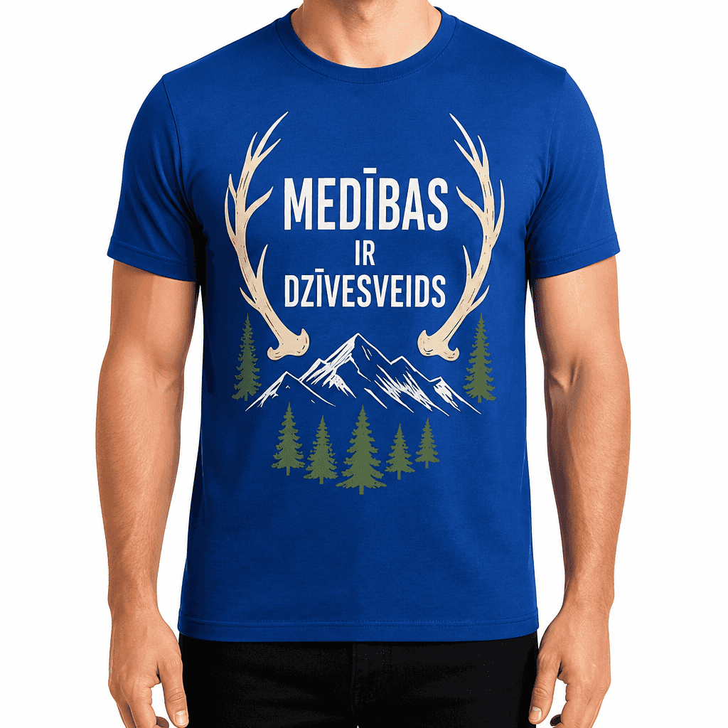 Mednieka T-krekls – MEDĪBAS IR DZĪVESVEIDS