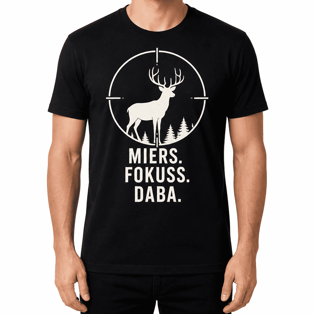 Mednieka T-krekls – MIERS. FOKUSS. DABA.