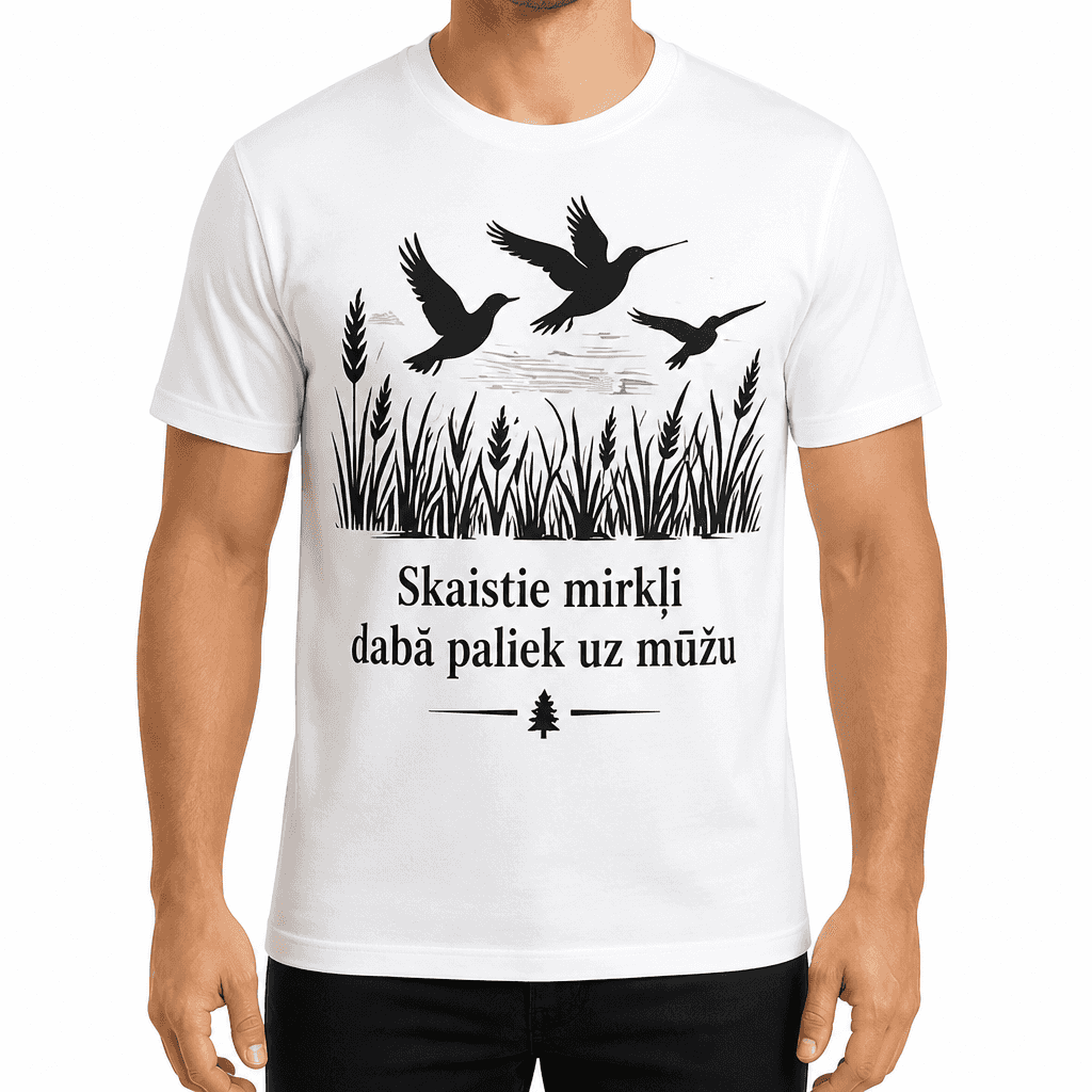 Mednieka T-krekls – Skaistie mirkļi dabā paliek uz mūžu