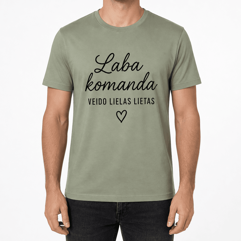T-krekls kolēģim – Laba komanda VEIDO LIELAS LIETAS