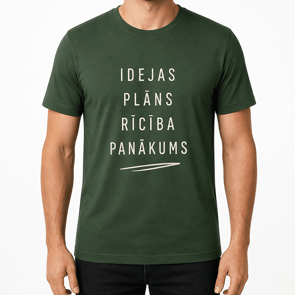 T-krekls kolēģim – IDEJAS PLĀNS RĪCĪBA PANĀKUMS