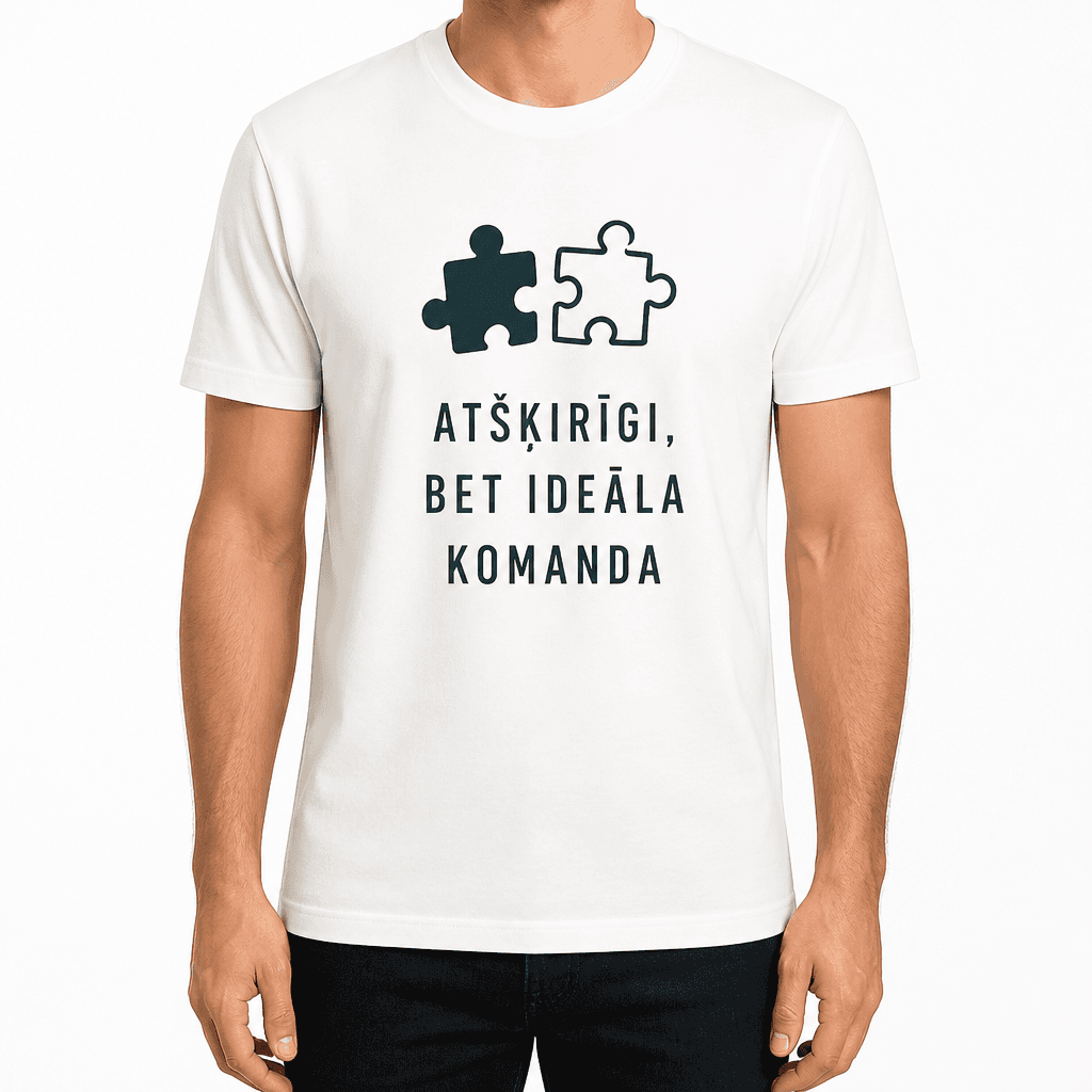 T-krekls kolēģim – ATŠĶIRĪGI, BET IDEĀLA KOMANDA