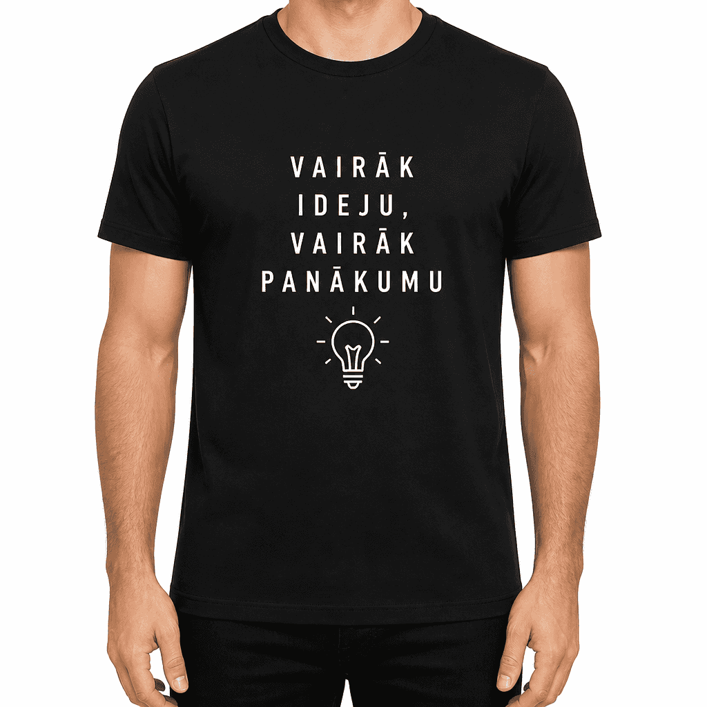 T-krekls kolēģim – VAIRĀK IDEJU, VAIRĀK PANĀKUMU