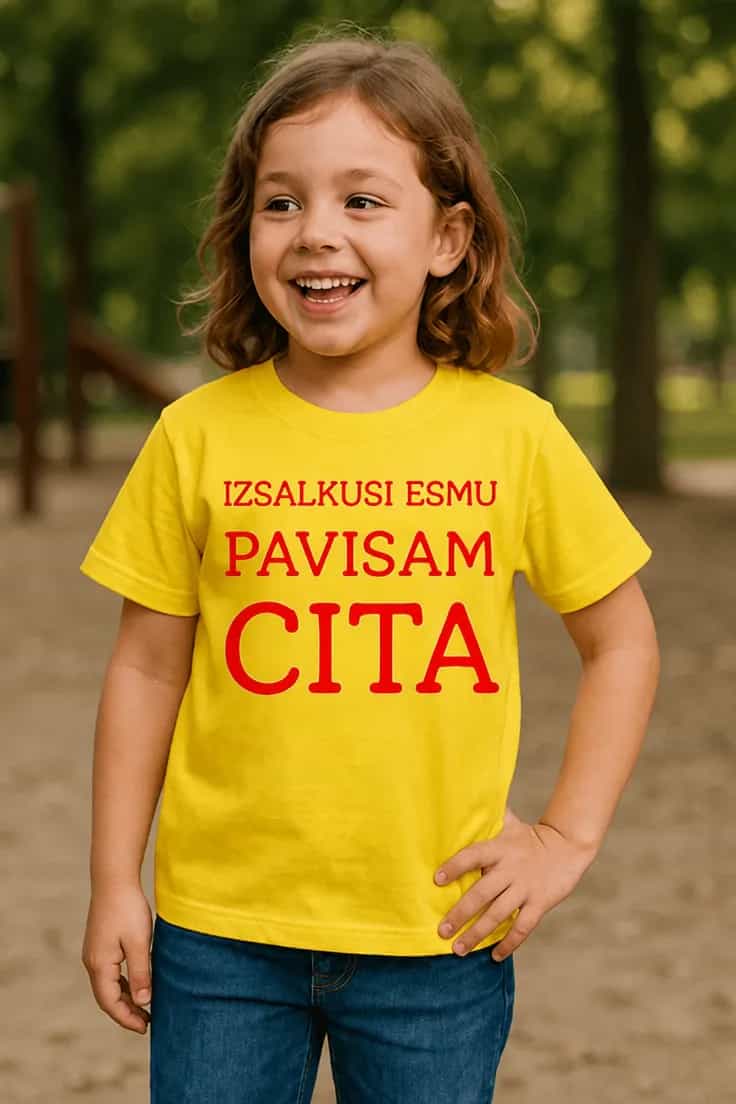Bērnu krekls Izsalkusi pavisam cita – IZSALKUSI ESMU