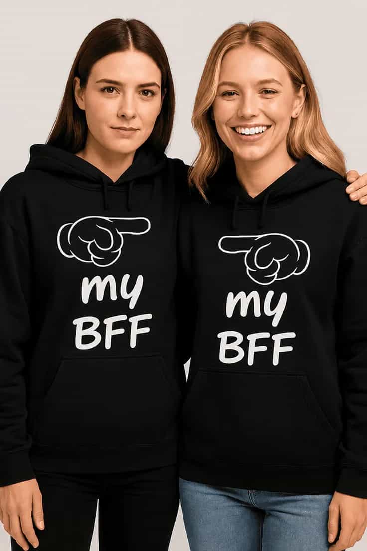 Džemperis labākajiem draugiem komplektā my my BFF BFF