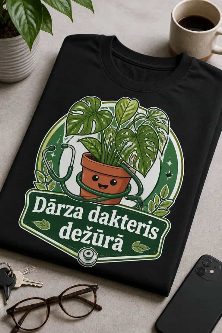 T-krekls “Dārza dakteris dežūrā”