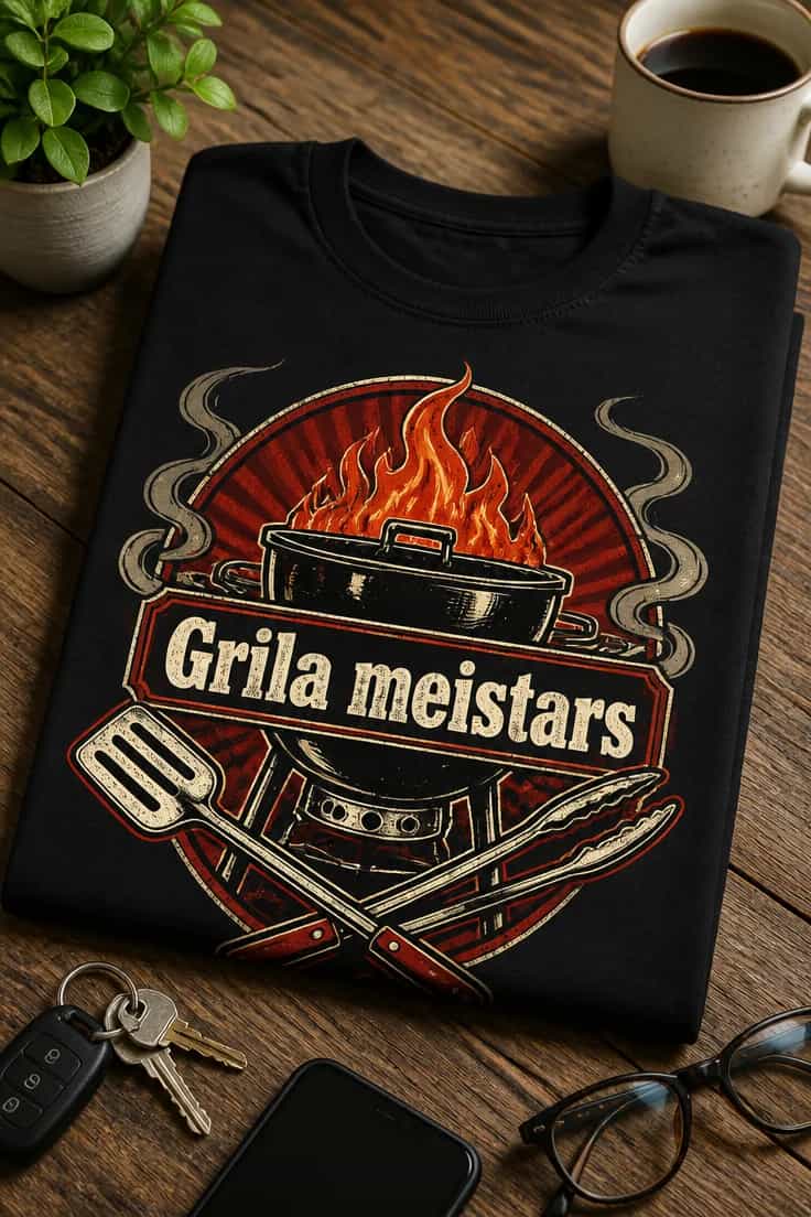 Grila T-krekls "Grila meistars"
