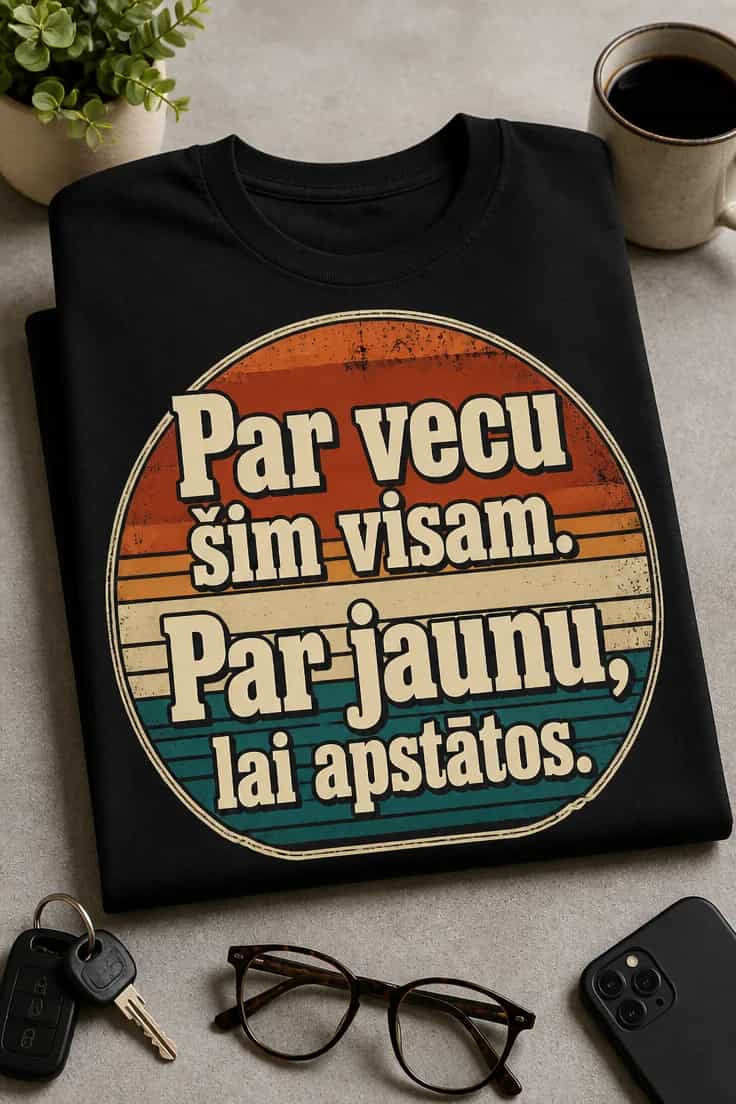Jautrs dzimšanas dienas T-krekls — Par vecu šim visam