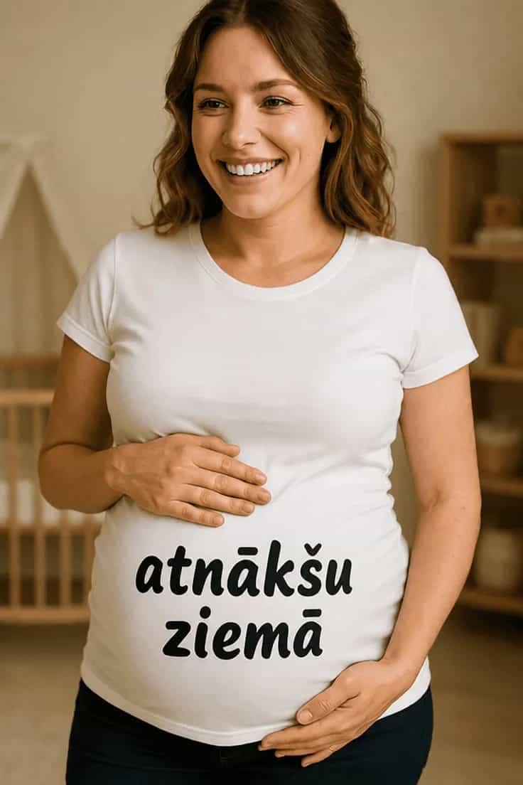 Krekls grūtniecēm Atnākšu ziemā