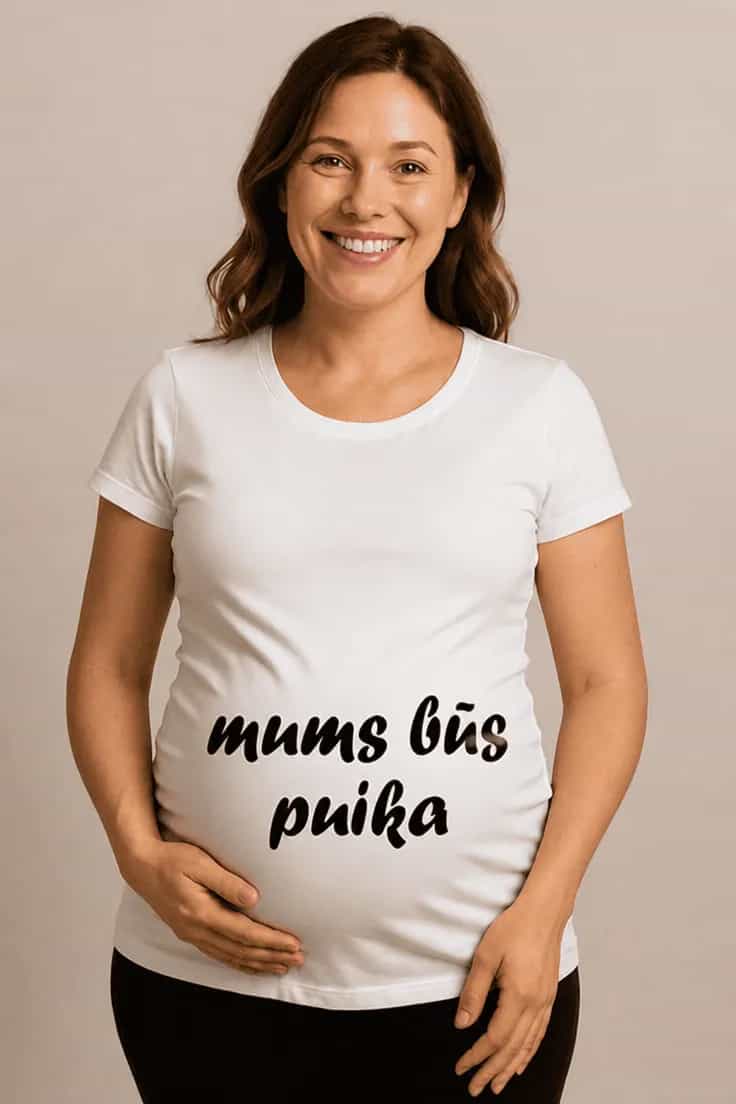 Krekls grūtniecēm Gaidām puiku