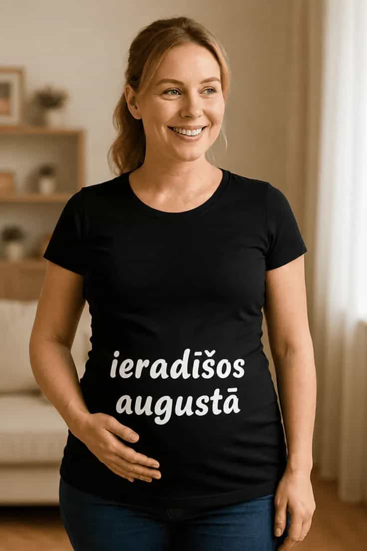 Krekls grūtniecēm Ieradīšos augustā