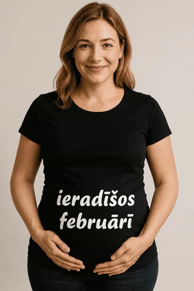 Krekls grūtniecēm Ieradīšos februārī