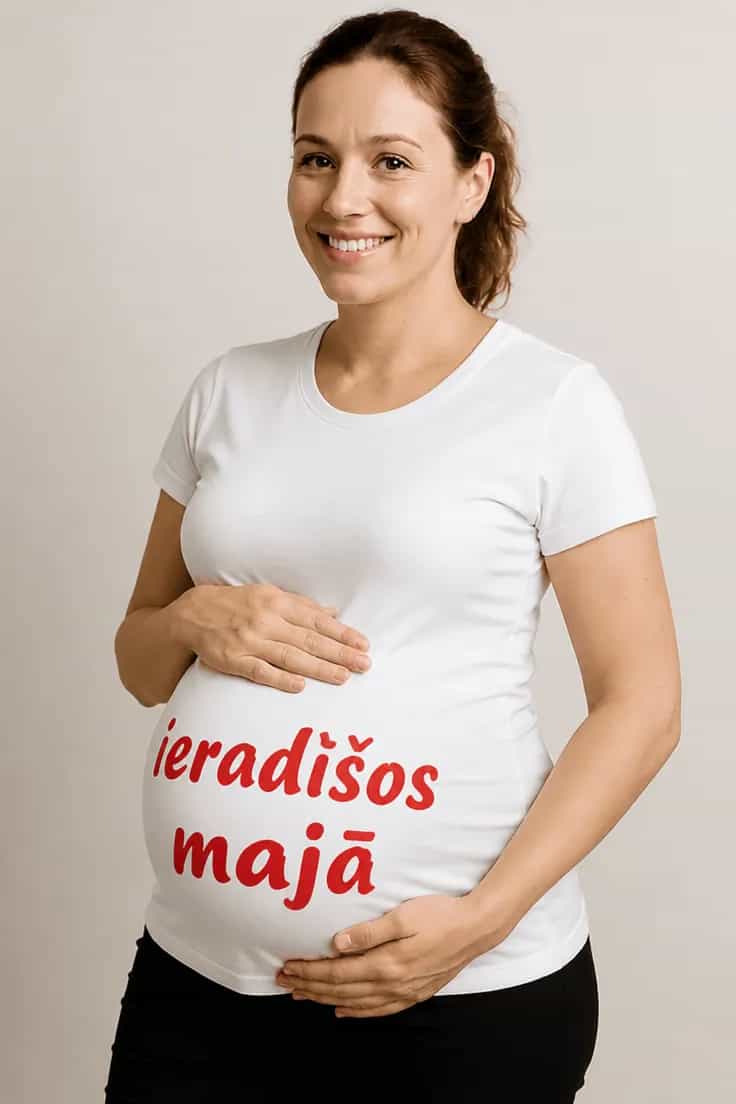 Krekls grūtniecēm Ieradīšos maijā