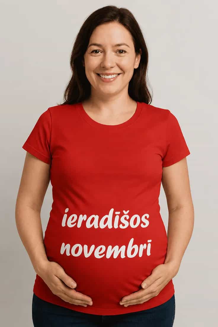 Krekls grūtniecēm Ieradīšos novembrī