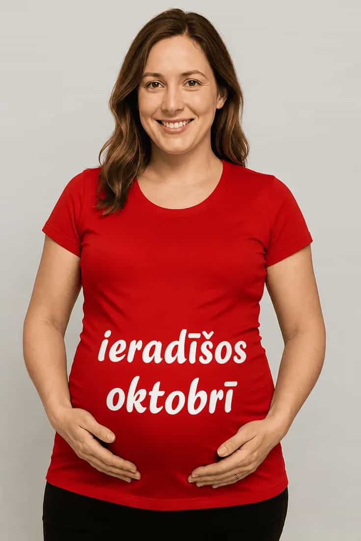 Krekls grūtniecēm Ieradīšos oktobrī