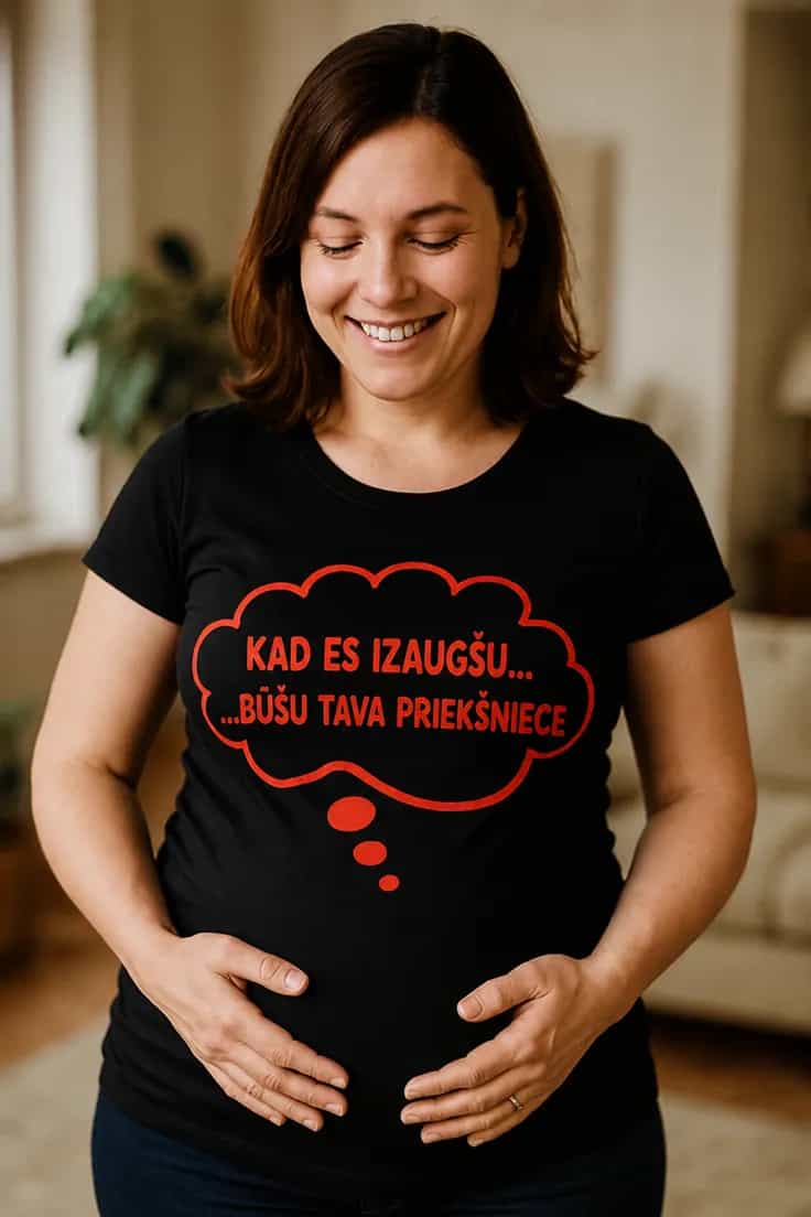 Krekls grūtniecēm Kad izaugšu būšu priekšniece