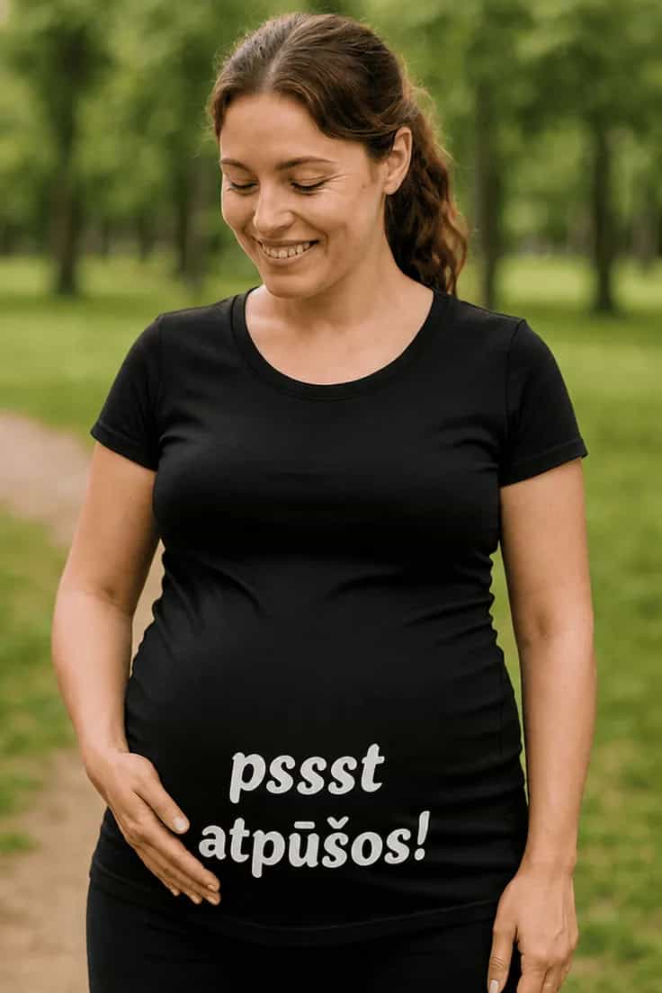 Krekls grūtniecēm Pssst es atpūšos