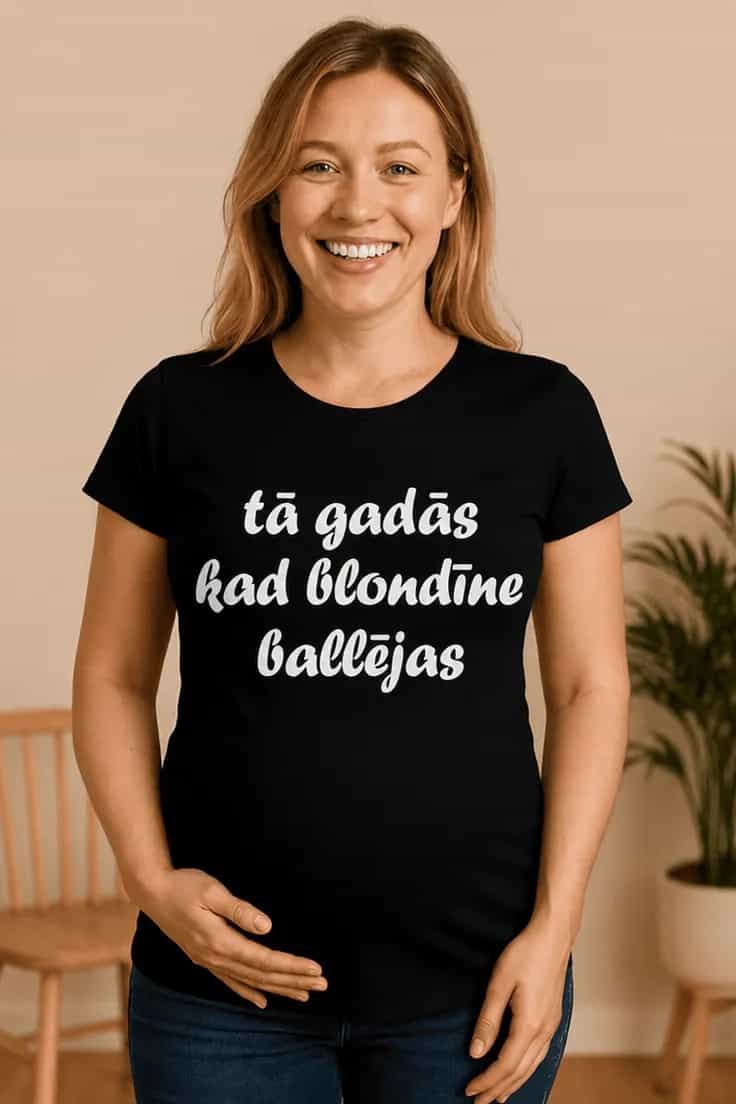 Krekls grūtniecēm Tā gadās ballītē – tā gadās