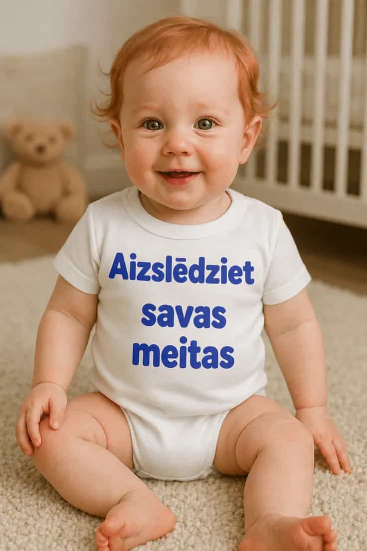 Mazuļa bodijs Aizslēdziet savas meitas