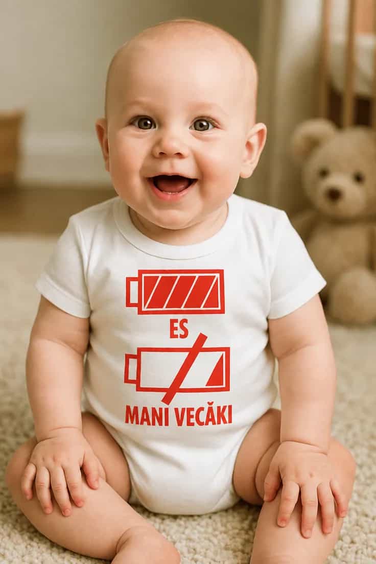 Mazuļa bodijs Baterija – ES MANI VECĀKI