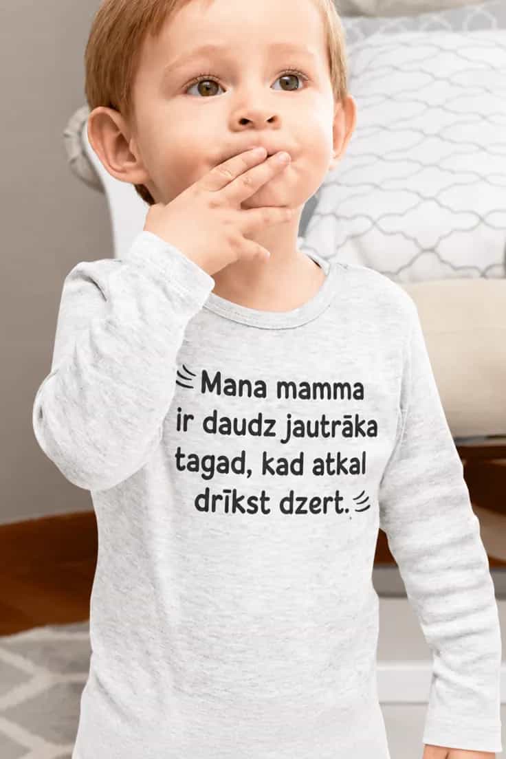 Mazuļa bodijs Jautrā mamma – Mana mamma