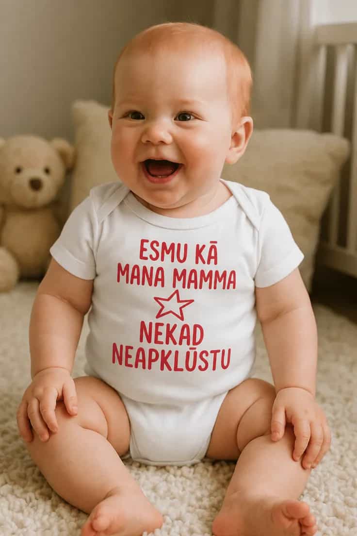 Mazuļa bodijs Kā mana mamma – ESMU KĀ MANA MAMMA