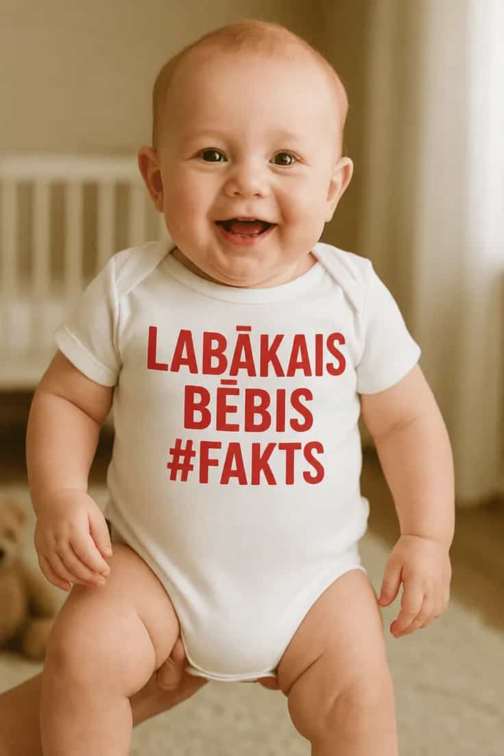 Mazuļa bodijs LABĀKAIS BĒBIS #FAKTS