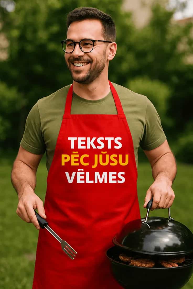 Priekšauts ar tekstu pēc vēlmes – TEKSTS PĒC JŪSU