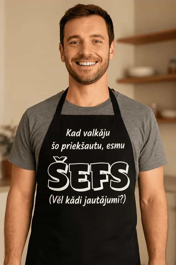 Priekšauts Esmu šefs virtuvē – Kad valkāju šo