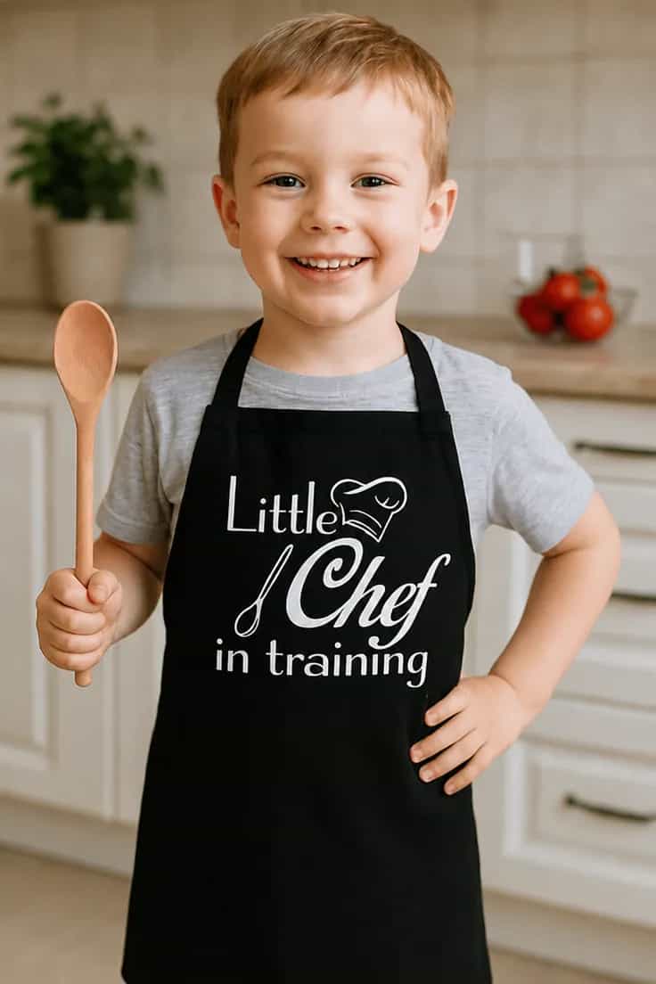 Priekšauts mazais šefpavārs – Little Chef in training