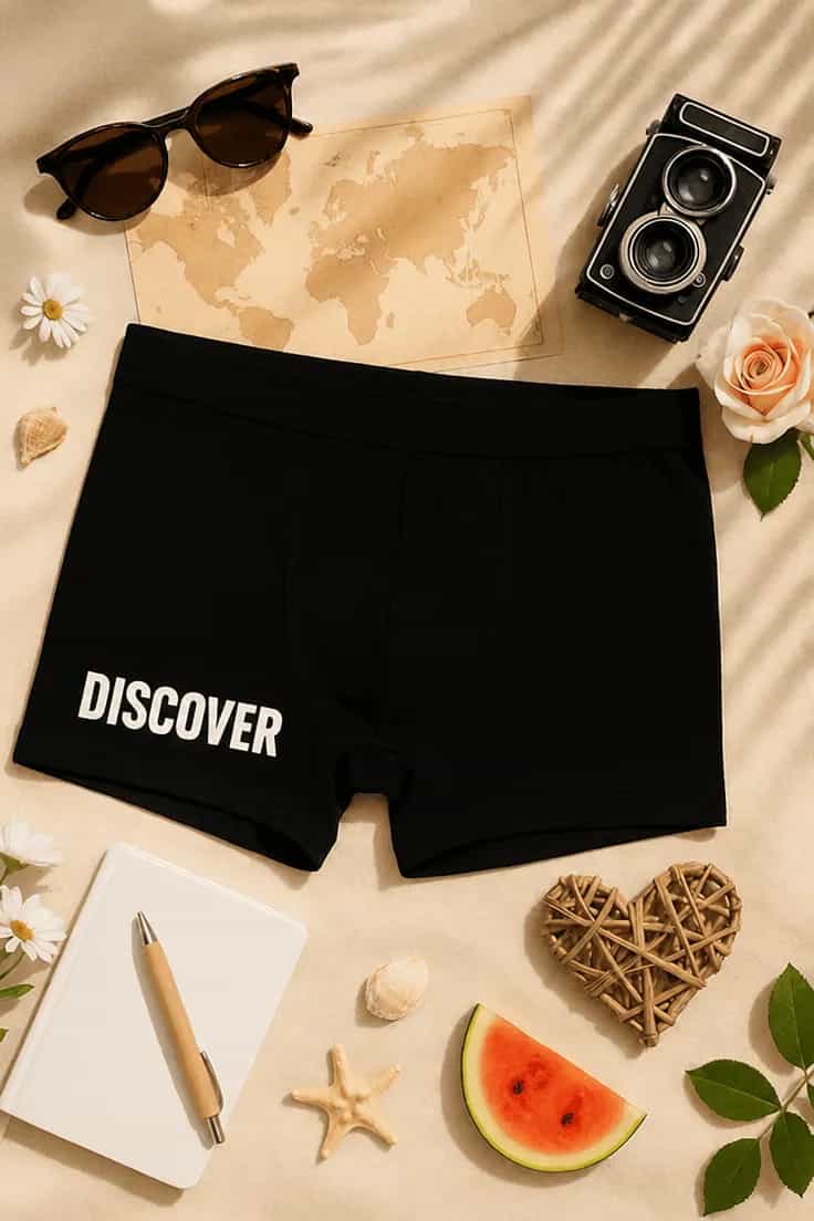 Smieklīgi bokseri Discover dizains – 100 DISCOVER