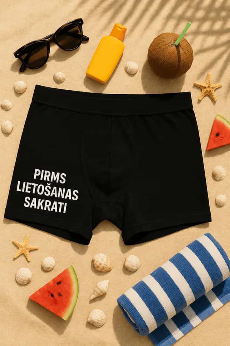 Smieklīgi bokseri Pirms lietošanas sakrati