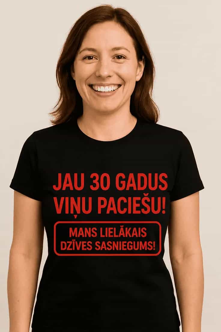Krekls 30 gadus viņu paciešu ar gadiem pēc izvēles