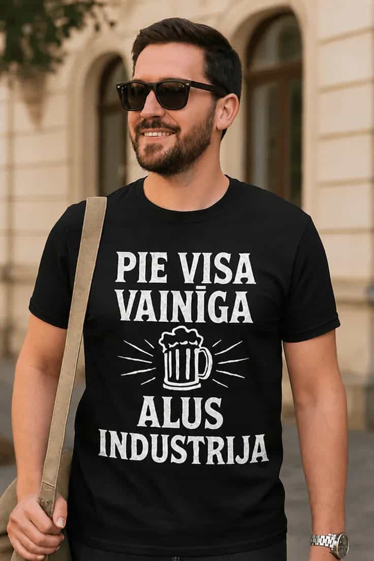 Smieklīgs krekls Alus industrija vainīga