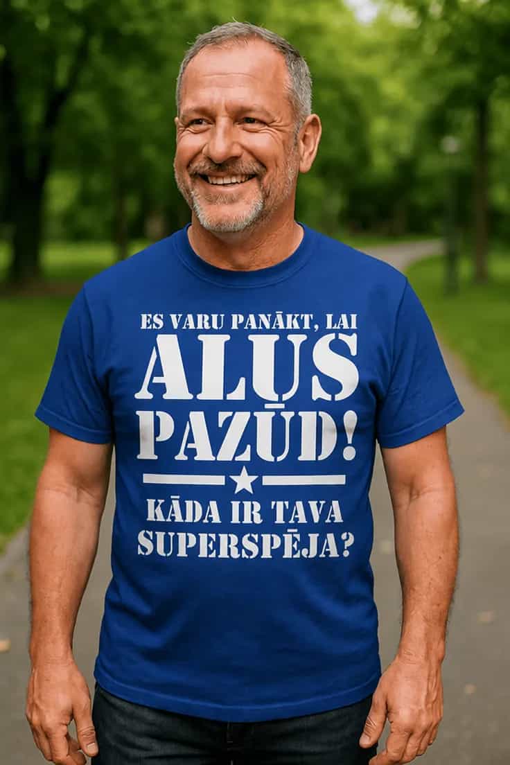 Smieklīgs krekls Alus pazūd – ES VARU PANĀKT, LAI