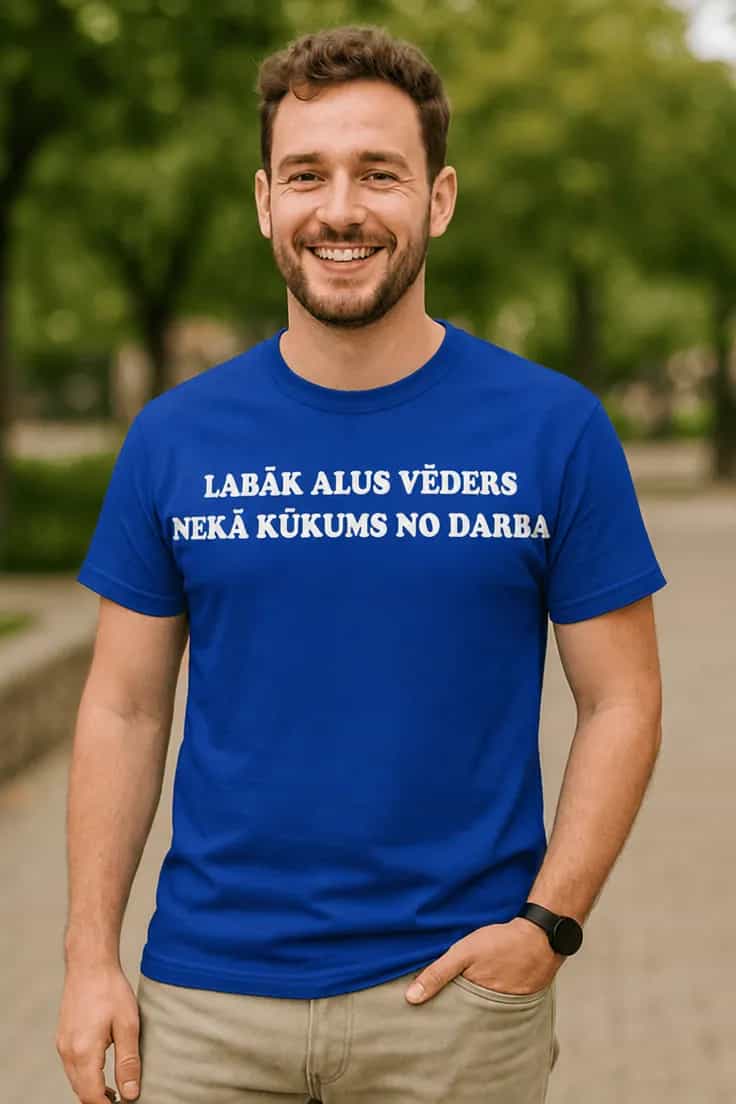 Smieklīgs krekls Alus vēders pret darbu