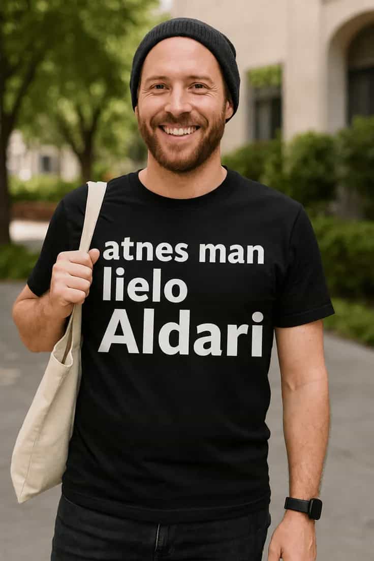 Smieklīgs krekls Atnes man lielo Aldari
