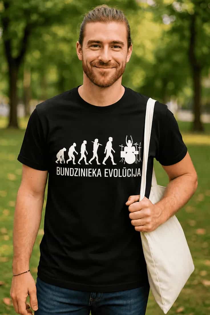 Smieklīgs krekls Bundzinieka evolūcija