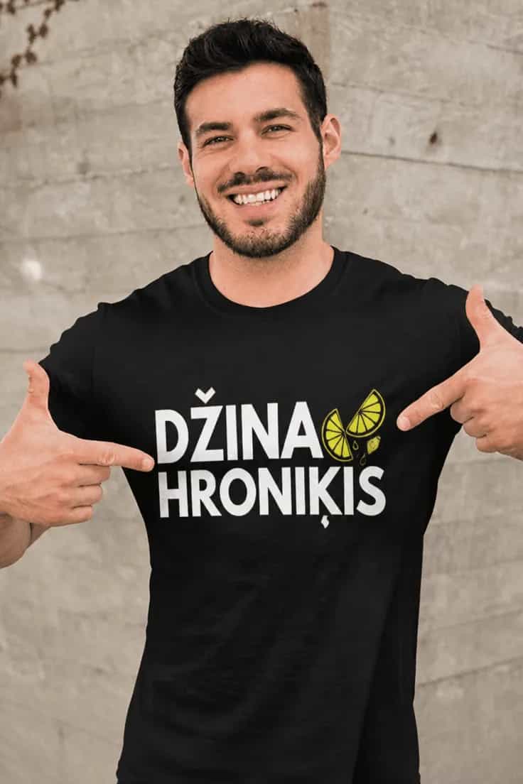 Smieklīgs krekls Džina hroniķis – DŽINA HRONIĶIS