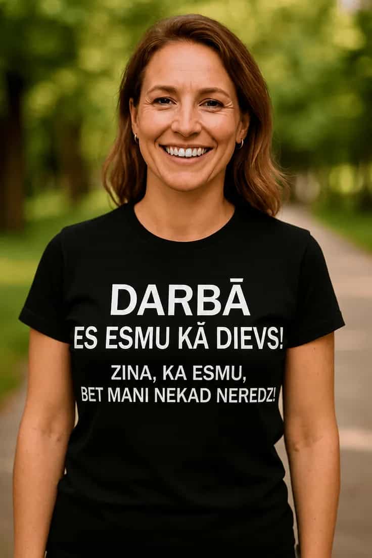 Smieklīgs krekls darbā kā dievs – DARBĀ