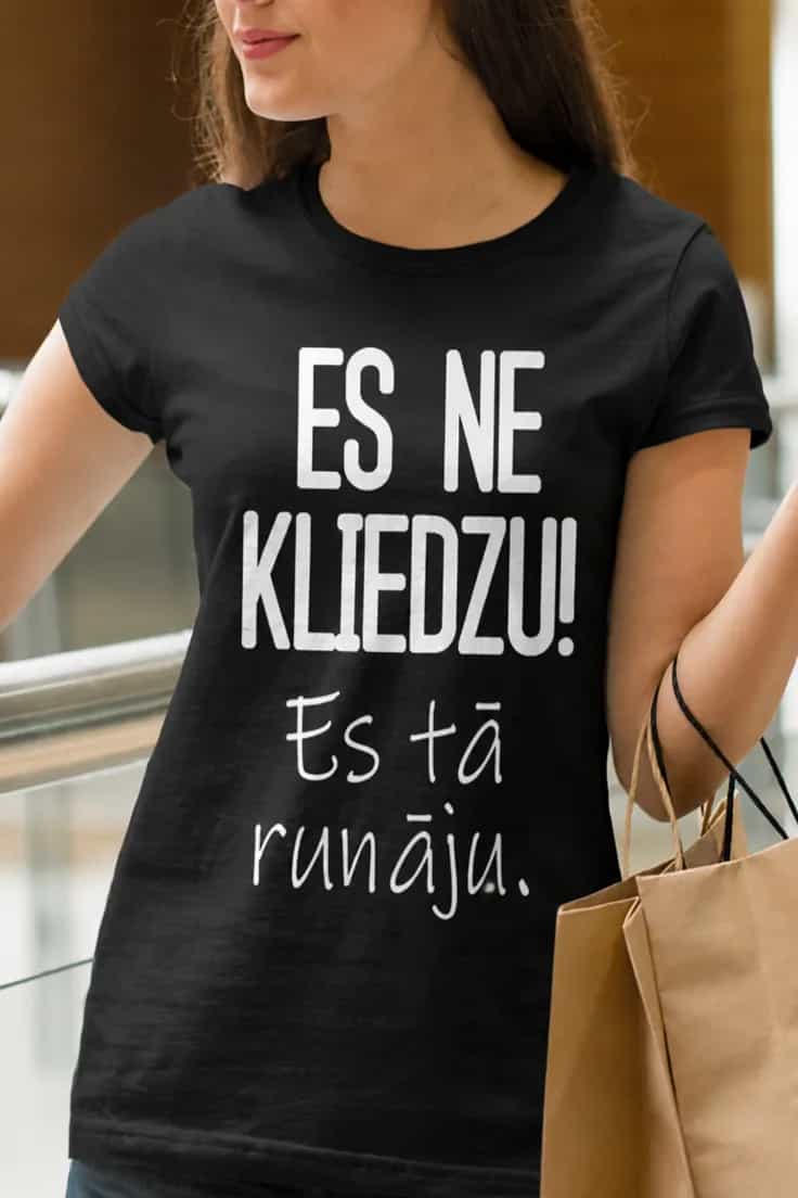 Smieklīgs krekls Es ne kliedzu | ES NE KLIEDZU!