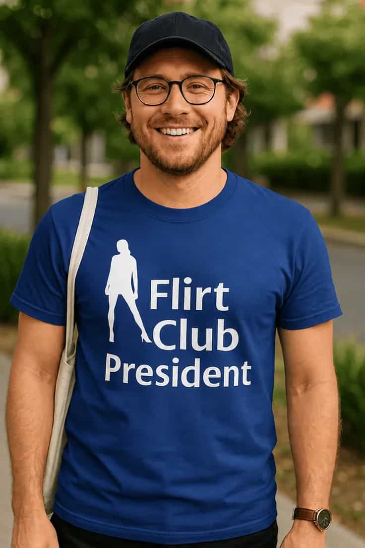 T-krekls „Flirt Club President“