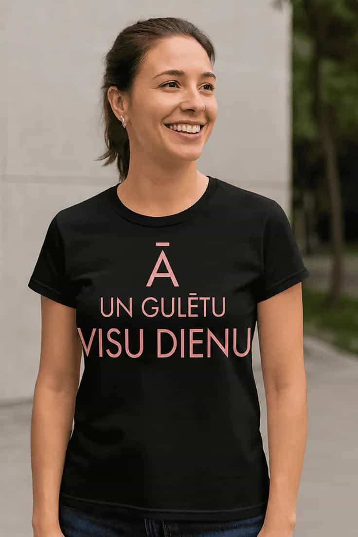 Smieklīgs krekls Gulētu visu dienu – Ā UN GULĒTU