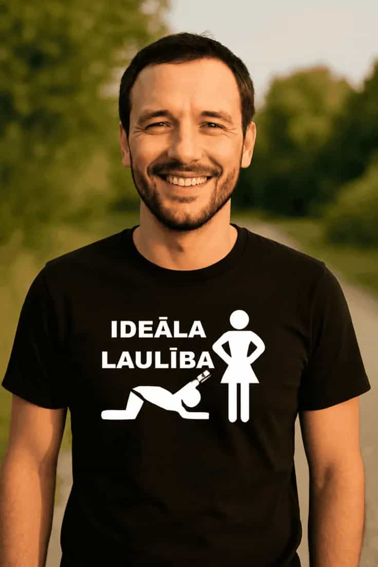 Smieklīgs krekls Ideāla laulība – IDEĀLA LAULĪBA
