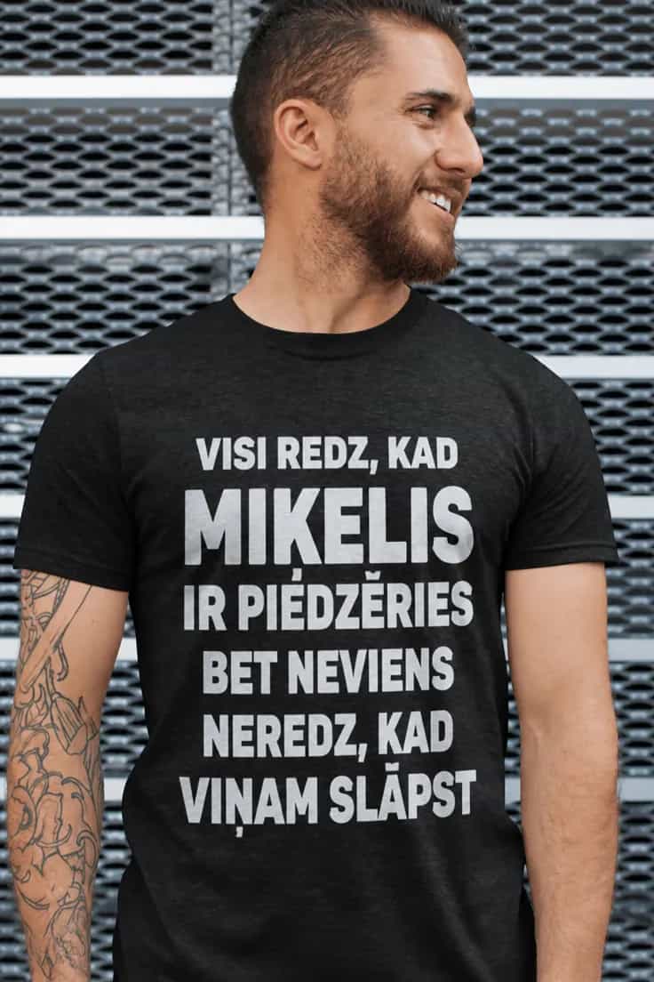 Smieklīgs krekls Izslāpis ar vārdu – VISI REDZ