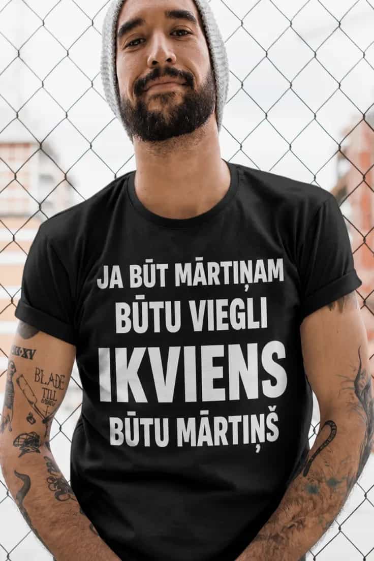 Smieklīgs krekls ja būtu viegli ar vārdu