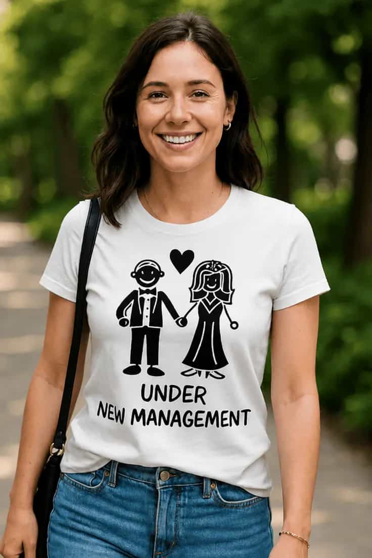 Smieklīgs krekls Jaunā vadībā | 25 UNDER NEW MANAGEMENT
