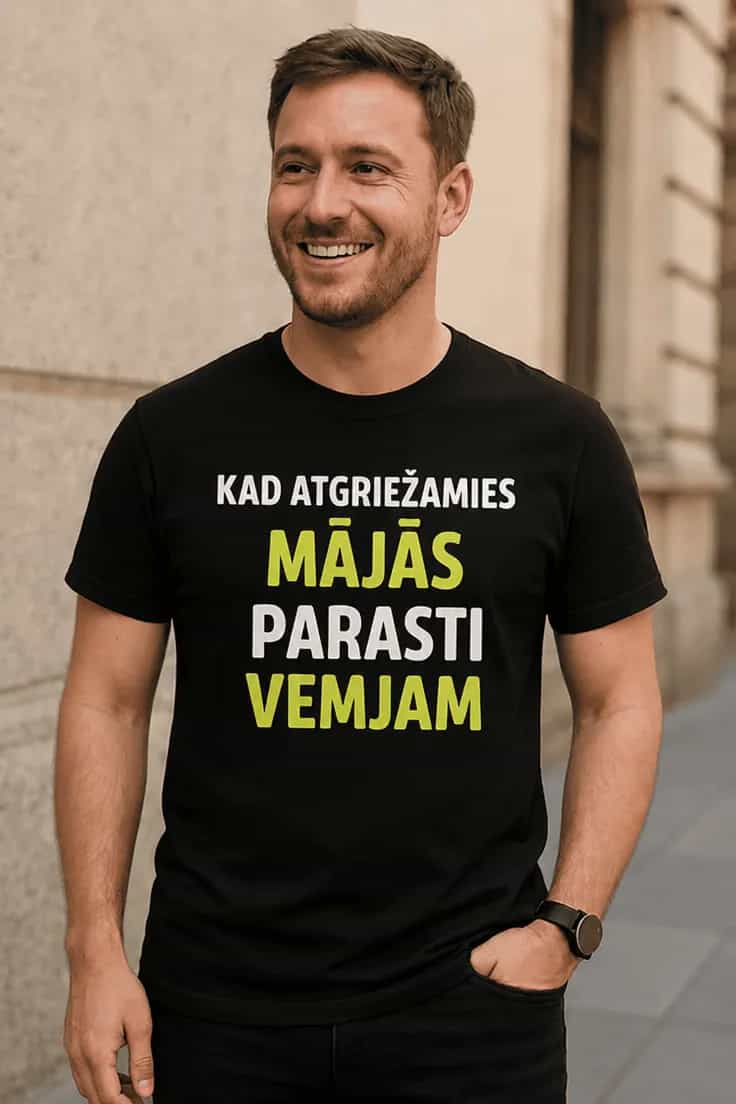 Smieklīgs T-krekls ballītei „Parasti vemjam“