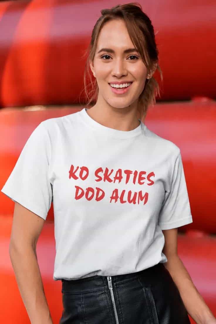 Smieklīgs krekls Ko skaties dod alum